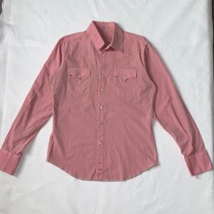 7 FOR ALL MANKIND LONG SLEEVE WESTERN SHIRT SIZE L